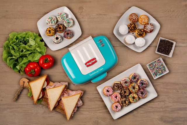 صانع السندوتشات 700 واط ازرق اريتي Ariete Sandwich Maker 3 In 1