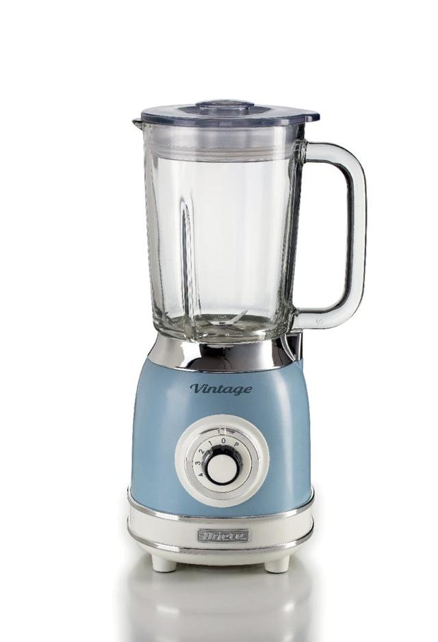 Ariete Vintage Blender Glass+2Mill Cream/Blue 583/25 - SW1hZ2U6MTU1NzYwOQ==