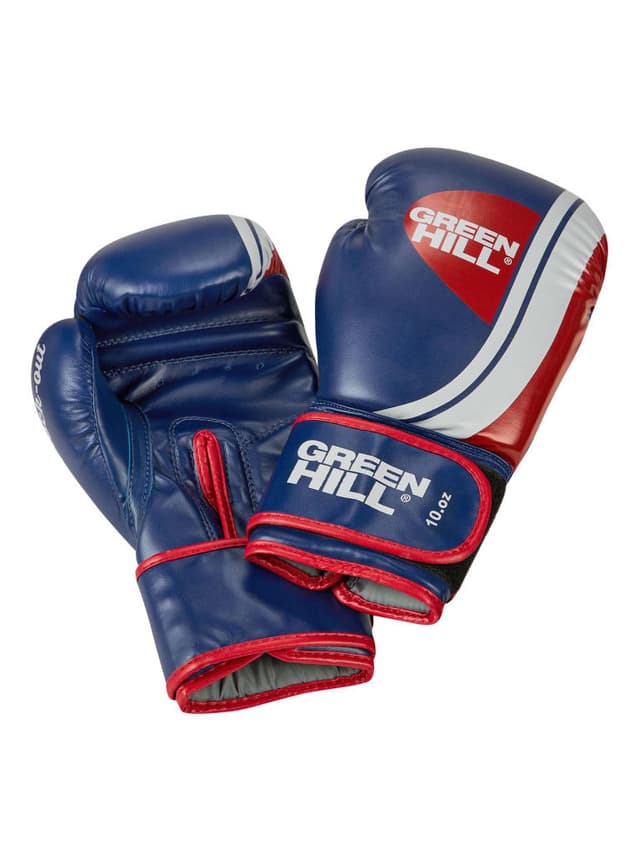Green Hill KNOCKOUT Boxing Gloves Color BlueSize 8 Oz