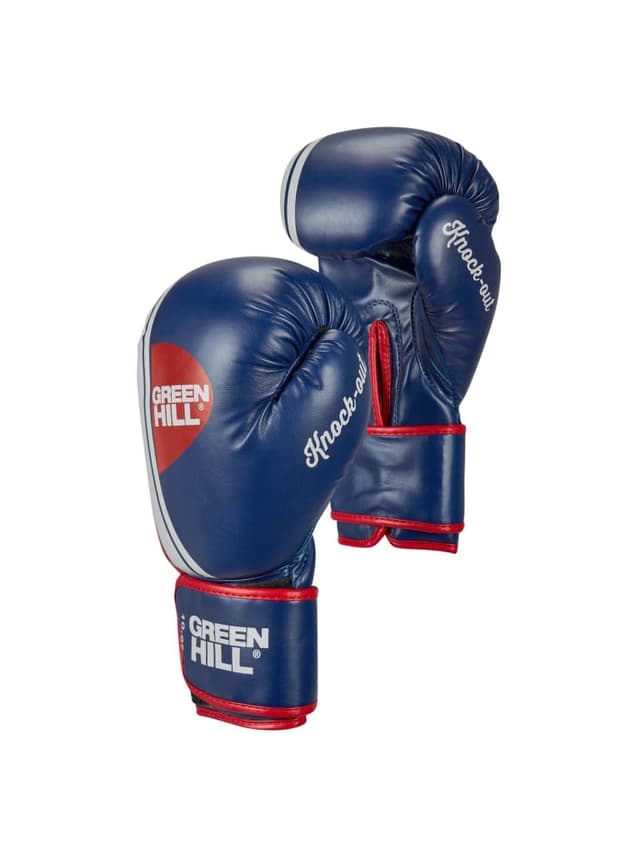 Green Hill KNOCKOUT Boxing Gloves Color BlueSize 8 Oz