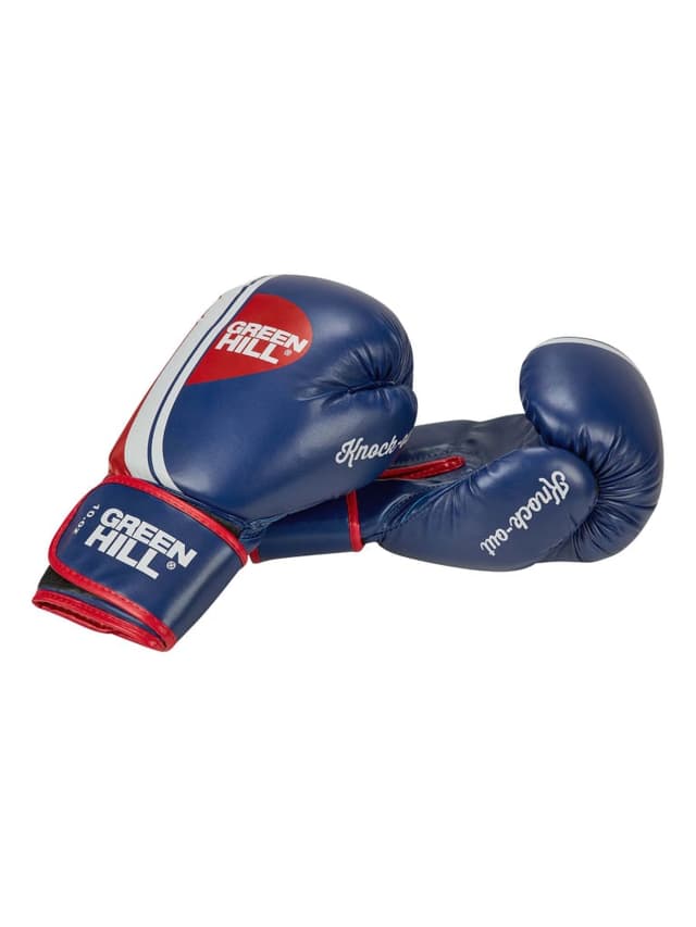 Green Hill KNOCKOUT Boxing Gloves Color BlueSize 8 Oz