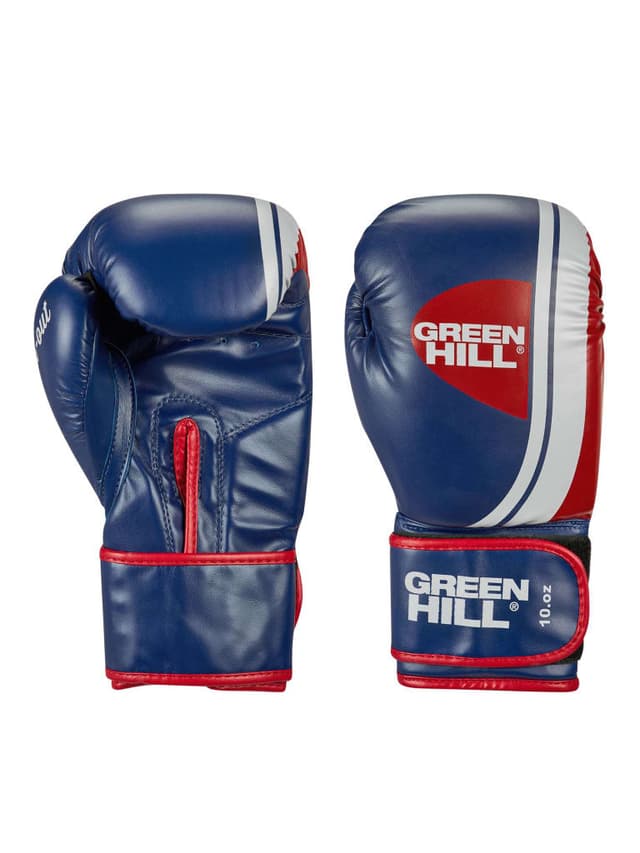 Green Hill KNOCKOUT Boxing Gloves Color BlueSize 8 Oz