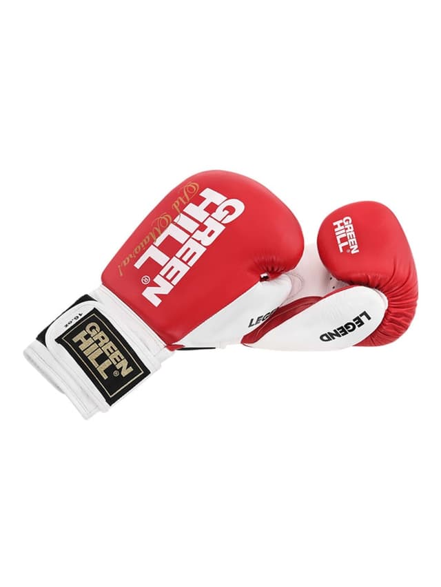 Green Hill LEGEND Boxing Gloves Color RedSize 12oz