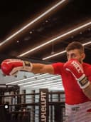 Green Hill LEGEND Boxing Gloves Color RedSize 12oz