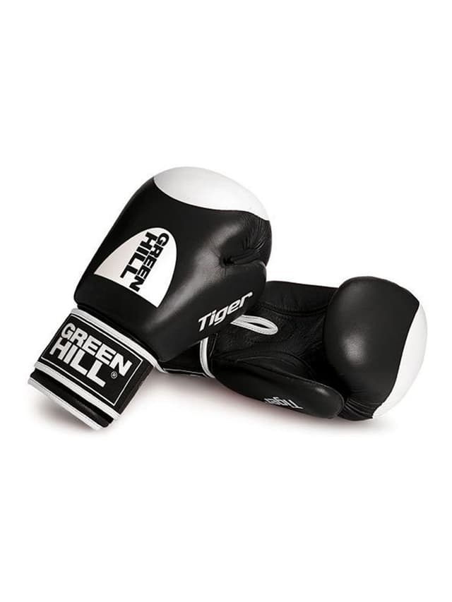 Green Hill Boxing Gloves "Tiger" with Target Color BlackSize 14 Oz