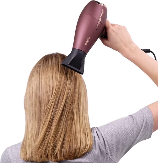 مجفف شعر بقوة 2200 واط لون خمري من شركة بيبي ليس Babyliss BERRY CRUSH DRYER