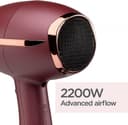 مجفف شعر بقوة 2200 واط لون خمري من شركة بيبي ليس Babyliss BERRY CRUSH DRYER