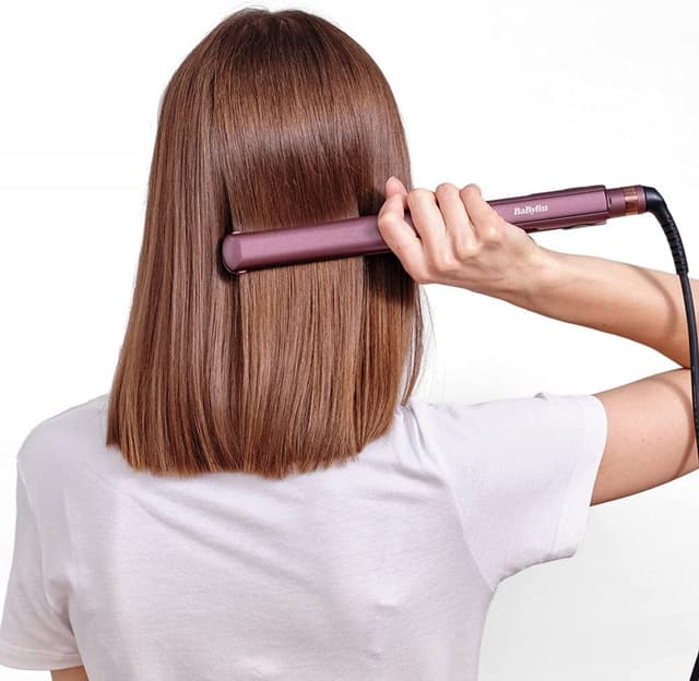 مكواة شعر بيبي ليس بعرض 24 مم وبدرجة حرارة قصوى 230 لون بيري كراش Babyliss HAIR STRAIGHTENER
