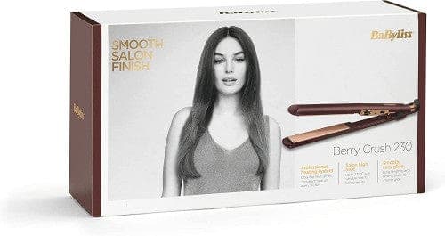 مكواة شعر بيبي ليس بعرض 24 مم وبدرجة حرارة قصوى 230 لون بيري كراش Babyliss HAIR STRAIGHTENER