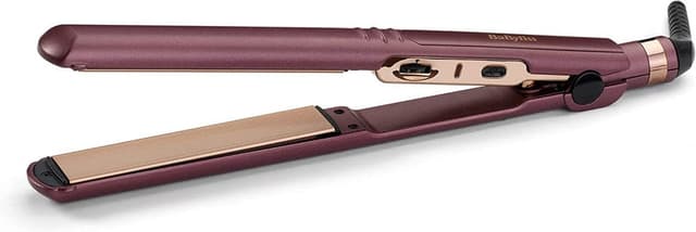 مكواة شعر بيبي ليس بعرض 24 مم وبدرجة حرارة قصوى 230 لون بيري كراش Babyliss HAIR STRAIGHTENER