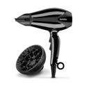 Babyliss AC Dryer 2400W 2 Nozzles Ionic Black 2 Heat 2 Speed Cold Shot Frizz Control Diffuser - 6715DSDE - SW1hZ2U6MTU1NTcxNQ==