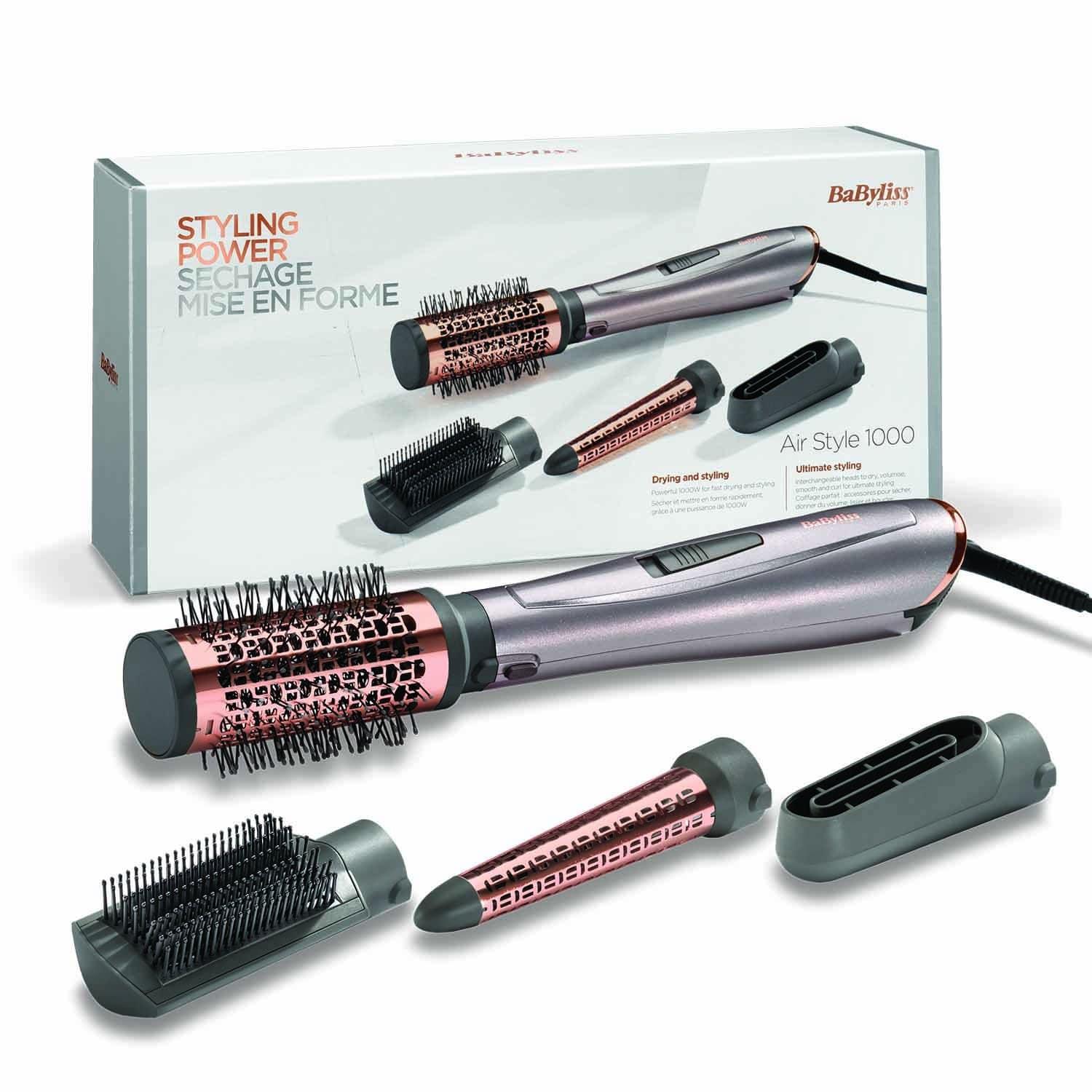 فرشاة بيبي ليس مع 4 رؤوس بقوة 1000 واط Babyliss Hair Styler