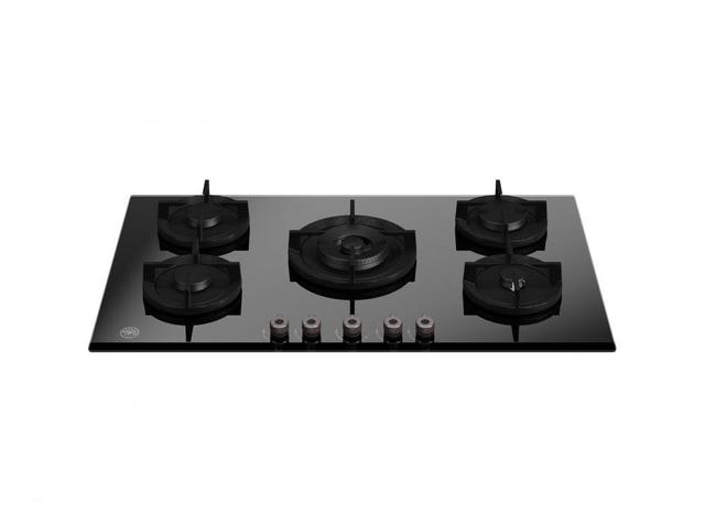 غاز بلت ان قياس 90 سم 5 شمعات برتازوني Bertazzoni Professional Series gas on glass hob with central wok - SW1hZ2U6MTU4MzUyNA==