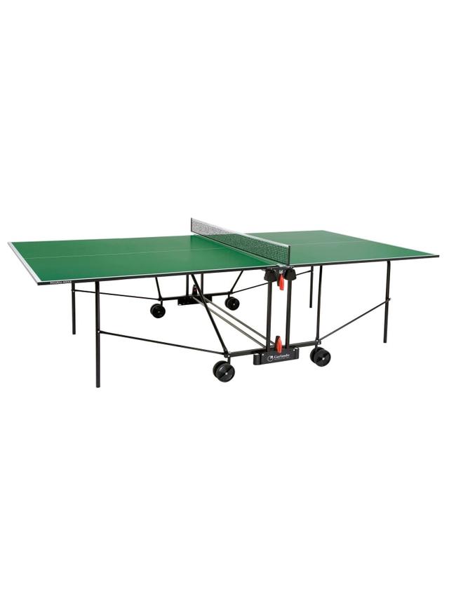 Garlando Progress Indoor  Foldable With Wheels - Green Top - SW1hZ2U6MTUxMDAyOQ==