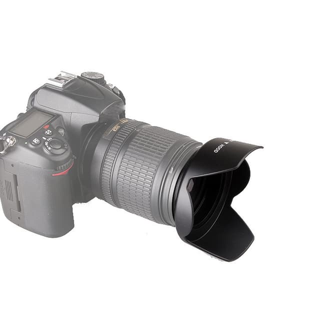 غطاء عدسة الكاميرا على شكل زهرك التوليب متوافق مع كاميرا نيكون وكانون دي اي ال ار من او اوزون 52 مم O Ozone Professional 52mm Tulip Flower Lens Hood