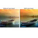 غطاء عدسة الكاميرا على شكل زهرك التوليب متوافق مع كاميرا نيكون وكانون دي اي ال ار من او اوزون 52 مم O Ozone Professional 52mm Tulip Flower Lens Hood