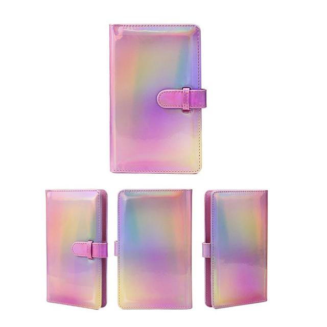 O Ozone 108 Pockets Card Size Pockets Fujiflims Mini Photo Album for Fujifilm Instax Mini 11 9 7s 8 8+ 25 26 50s 70 90 Instant Camera [3 Pockets - 1 Side] - Pink - SW1hZ2U6MTU5ODQyNQ==