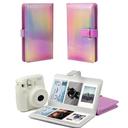 O Ozone 108 Pockets Card Size Pockets Fujiflims Mini Photo Album for Fujifilm Instax Mini 11 9 7s 8 8+ 25 26 50s 70 90 Instant Camera [3 Pockets - 1 Side] - Pink - SW1hZ2U6MTU5ODQyOQ==