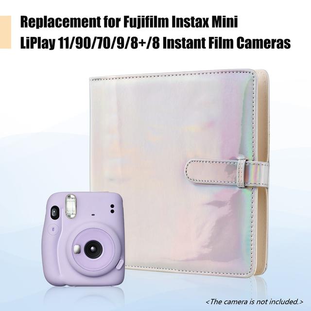 O Ozone 256 Pockets Polaroid Book Photo Albumfor Fujifilm Instax Mini 11 90 70 9 8+ 8 LiPlay Instant Camera, Polaroid Snap SnapTouch PIC-300 Z2300 Instant Camera (Silver) - SW1hZ2U6MTU5ODY2NA==