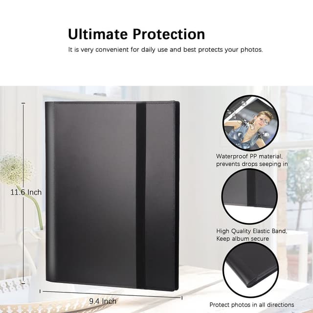 O Ozone 432 Pockets Photo Album for Fujifilm Instax Mini Camera, Polaroid Snap PIC-300 Z2300 Instant Camera, 2x3 Photo Album for Fujifilm Instax Mini 11 9 Evo 90 70 40 8 7 LiPlay Instant Camera (Pink)