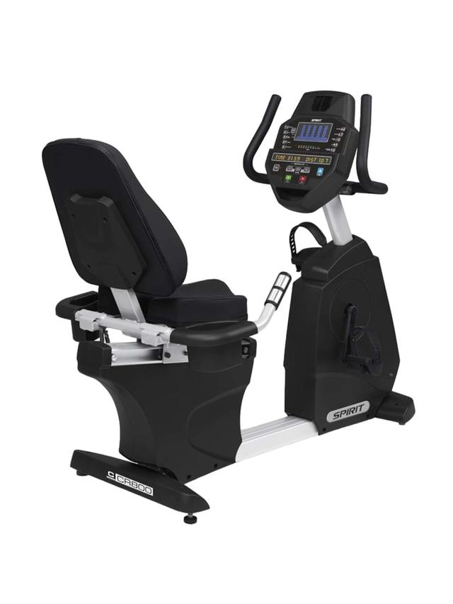 دراجة ثابتة مع دولاب موازنة بوزن 13.5 كغ سبيرت فتنس Spirit Fitness Commercial Recumbent Bike CR800 - SW1hZ2U6MTUwNTUwMQ==