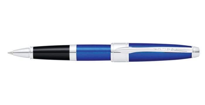 قلم كروس أبوجي أزرق لامع حبر جل Cross Apogee Translucent Blue Lacquer Rollerball Pen