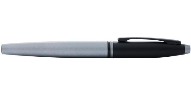 قلم كروس كالي رمادي وغطاء اسود حبر جل Cross Calais Grey Barrel Black Cap Roller Ball Pen - SW1hZ2U6MTU3NTA2Ng==