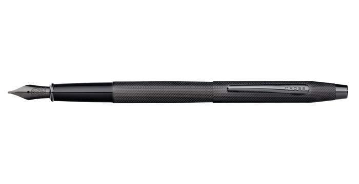 قلم كروس كلاسيك سينشري لون أسود رأس ريشة حبر سائل Cross Classic Century Brushed Black Pvd Fountain Pen - AT0086-122MJ