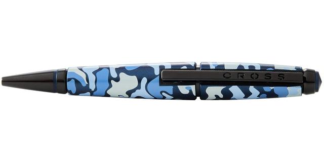 Cross Edge Blue Camo Print on Edge Rollingball Pen - AT0555-15 - SW1hZ2U6MTU3NTAyOQ==