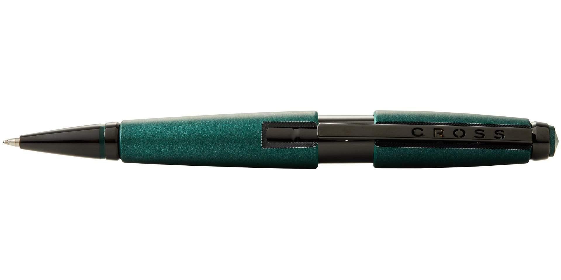 قلم كروس ايدج اخضر غير لامع لاكيه حبر جل Cross Edge Green Matt Lacquer Rollingball Pen