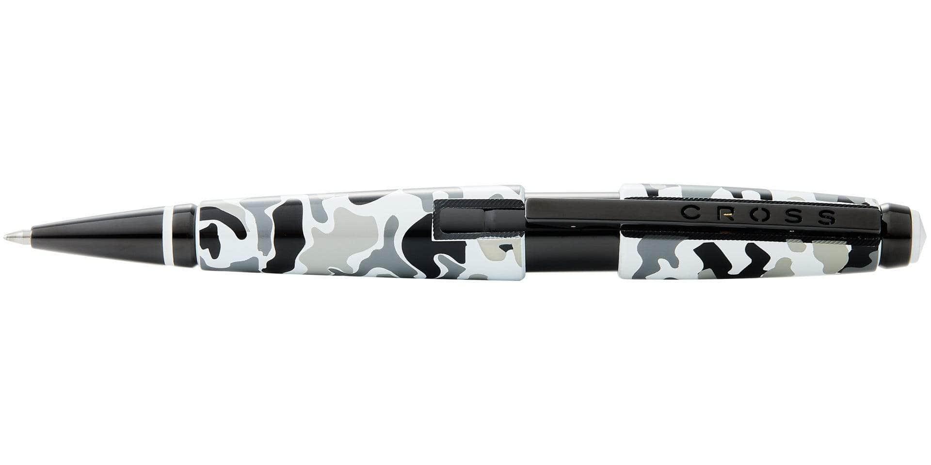 قلم كروس ايدج رمادي مموه حبر جل Cross Edge Grey Camo Print on Edge Rollingball Pen