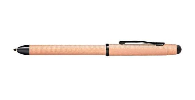 قلم كروس تيك 3 بلس متعدد الوظائف لون ذهبي وردي Cross Tech3+ - SW1hZ2U6MTU3NDQ5NQ==