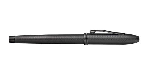 Cross Townsend Black Micro Knurl With Matt Pvd Appnts Rolling Ball Pen - AT0045-62 - SW1hZ2U6MTU2NTM5OQ==