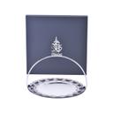 DIMLAJ SUROOR GLASS BASKET PLATINUM - 46624