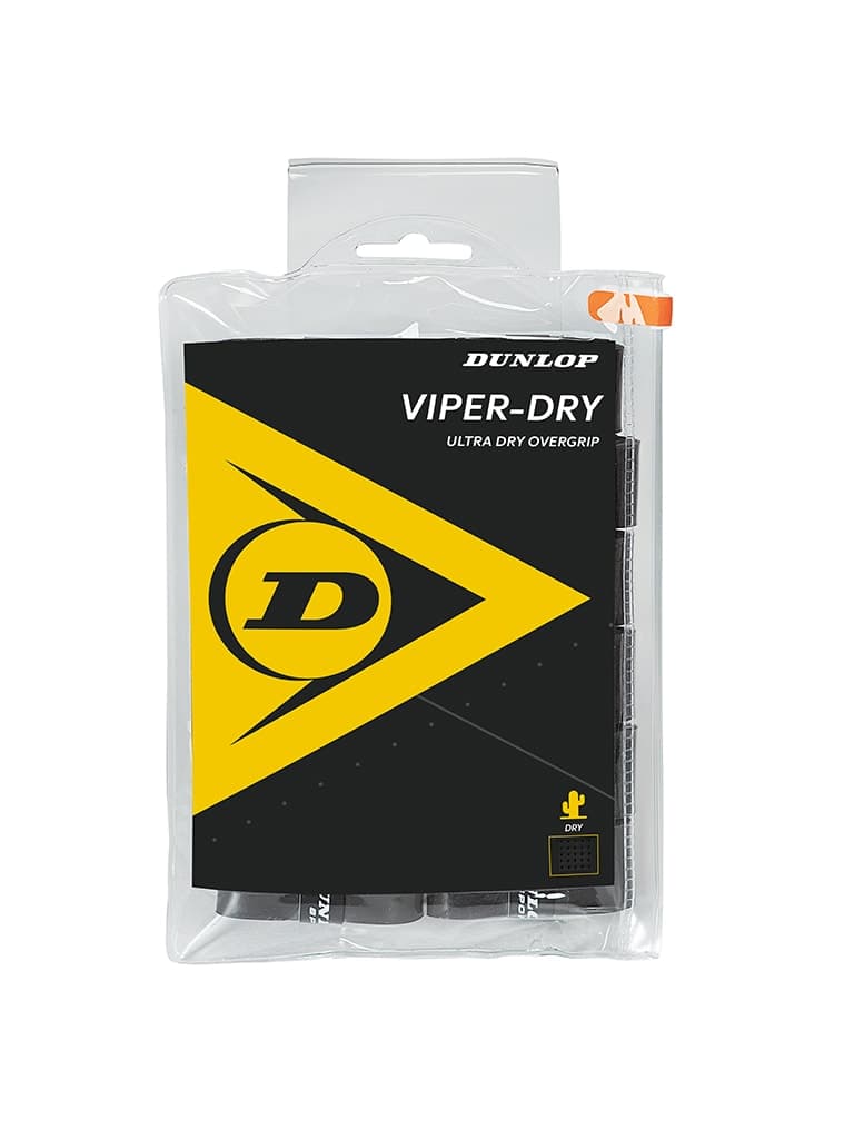 Dunlop Tac Viperdry Overgrip Black 12BL