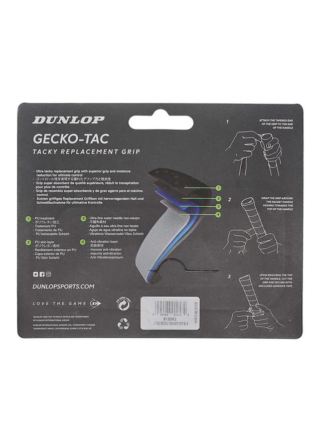 مقبض مضرب تنس مقاوم للإنزلاق دنلوب أسود Dunlop Gecko Tac Replacement Grip - SW1hZ2U6MTUxNzY1Mg==