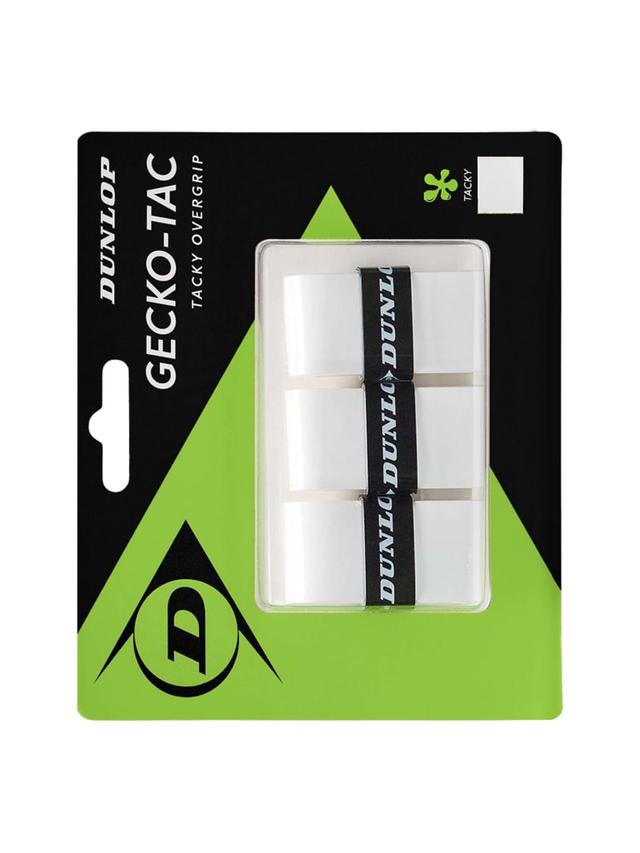 Dunlop Gecko-Tac Overgrips 3 Pack | White - SW1hZ2U6MTUxNzc5MQ==