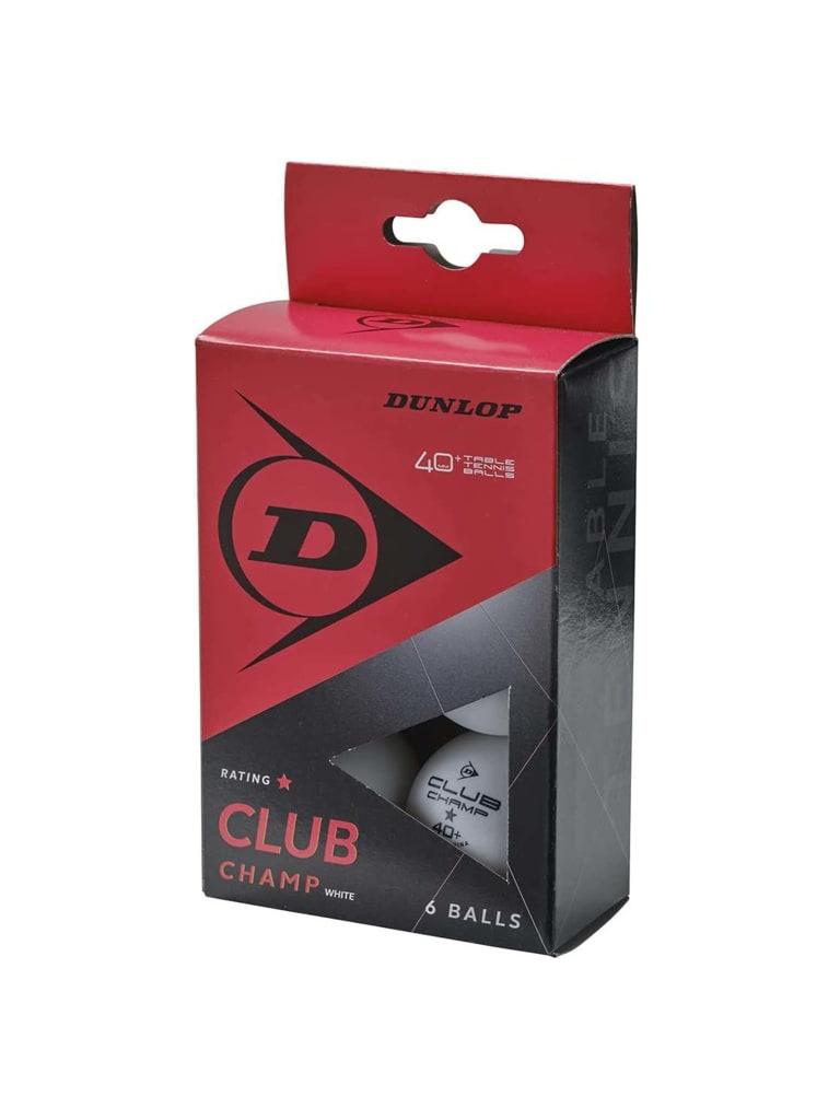 Dunlop 40+ Club Champ Blister TT Ball | White