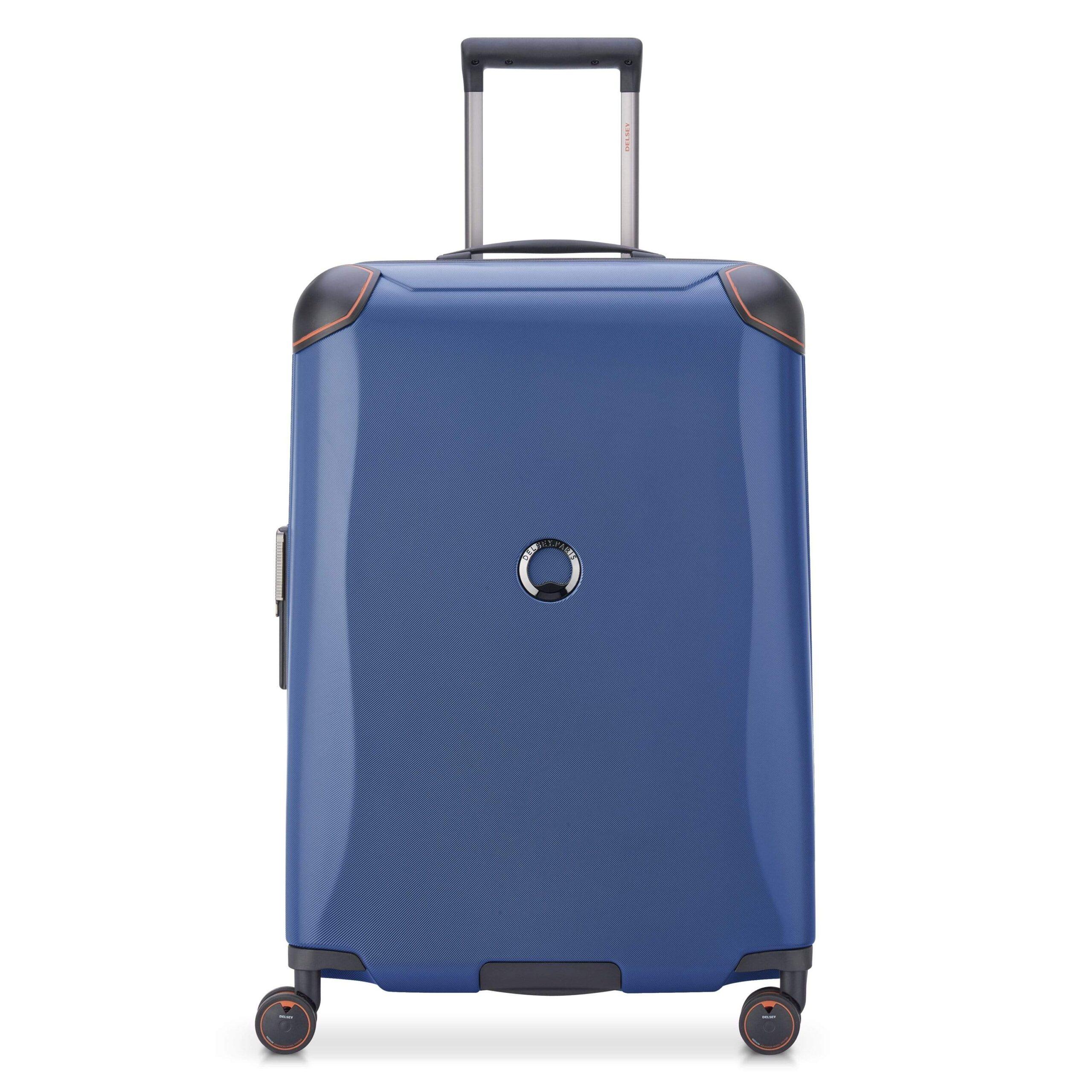 Delsey Cactus 68cm Hardcase 4 Double Wheel  Check-In Luggage Trolley Blue - 00218082002