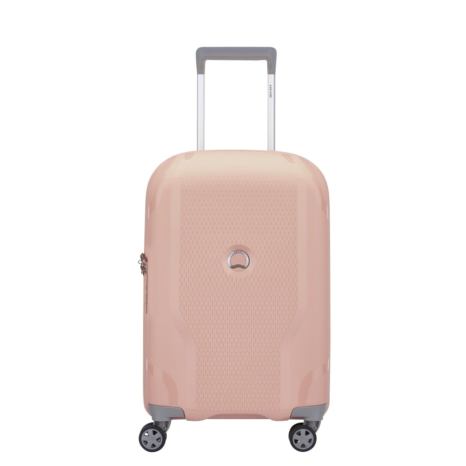 Delsey Clavel 55cm Hardcase 4 Double Wheel Expandable Cabin Luggage Trolley Peony - 00384580109