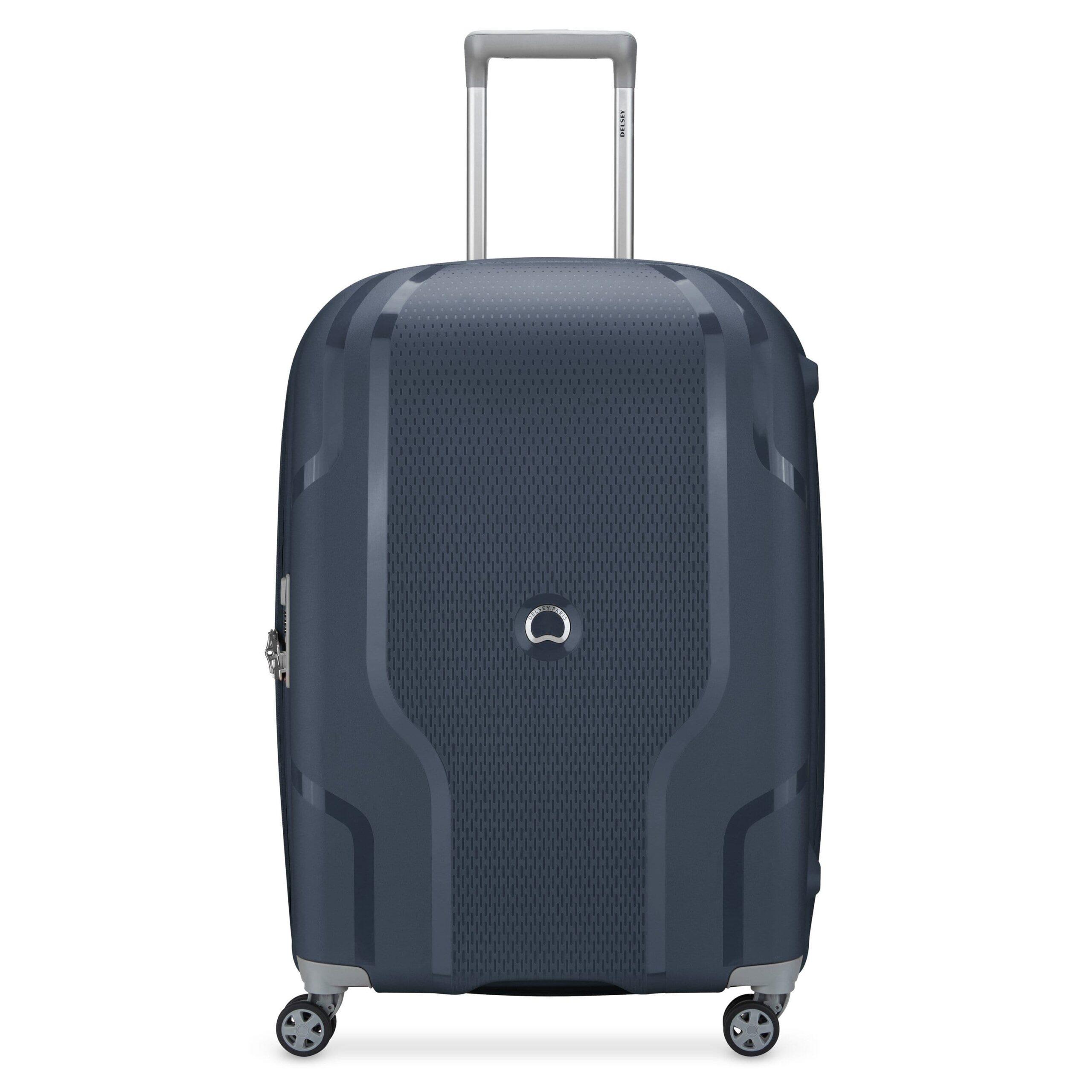 Delsey Clavel 71 cm Hardcase Expandable 4 Double Wheel Check-In Luggage Trolley Blue Jeans - 00384582002