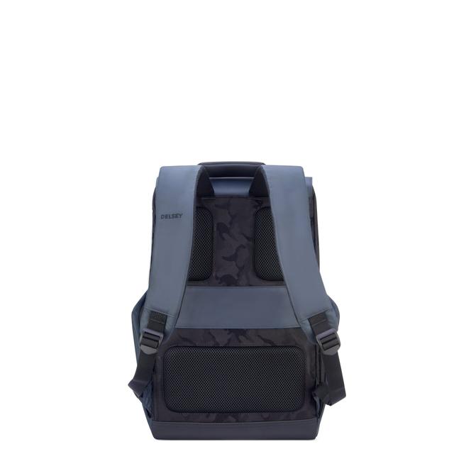 شنط ظهر سيكيورفلاب للابتوب 15 بوصة 20 لتر بوليستر لون أسود من ديلسي Delsey Securflap Laptop Protection Backpack - SW1hZ2U6MTU1NzUwMQ==