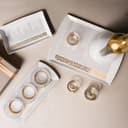 Dimlaj Abraj Medium Rectangle Plate (Gold)