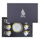 Dimlaj Cordoba Set of 6 Pcs Tea Cups (Gold) - SW1hZ2U6MTU4ODExNw==