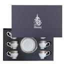 Dimlaj Cordoba Set of 6 Pcs Tea Cups (Platinum) - SW1hZ2U6MTU4ODEyNA==