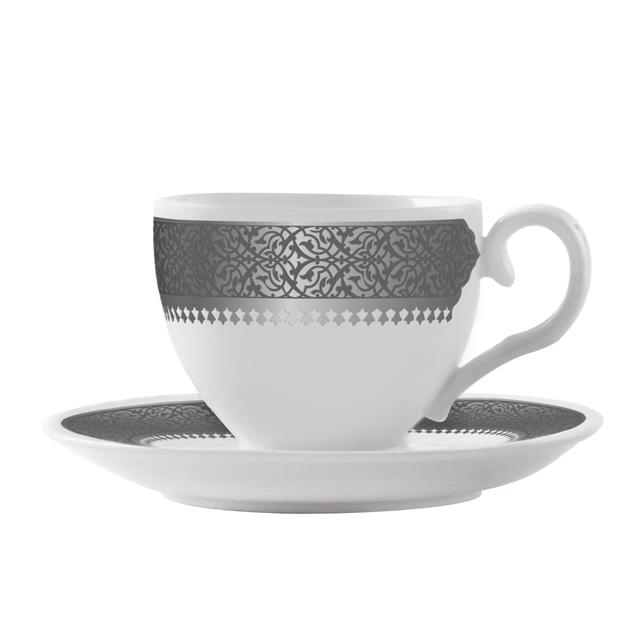 Dimlaj Cordoba Set of 6 Pcs Tea Cups (Platinum) - SW1hZ2U6MTU4ODEyMg==