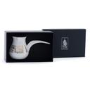 دلة قهوة صغيرة بورسلين 280 ملي لتر أبيض وذهبي دملاج  Dimlaj Kareem Turkish Small Coffee Pot - SW1hZ2U6MTU3ODg1NQ==