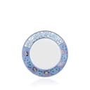 Dimlaj Melange Set of 6 Pcs Plates (Platinum & Blue)