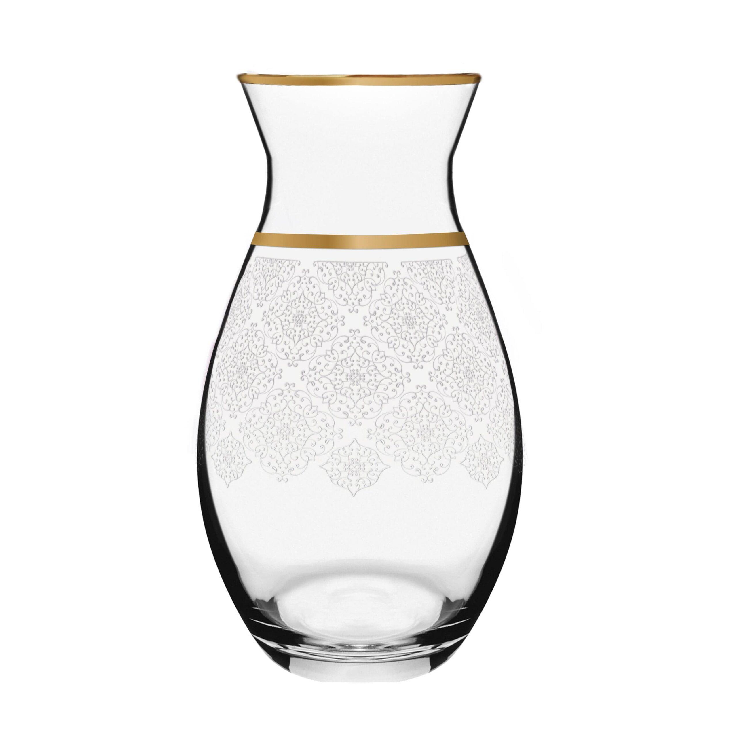 Dimlaj Perla Crystal Vase (Gold)