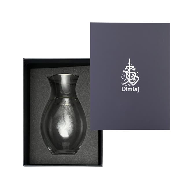 فازة كريستال دملاج بيرلا بلاتينيوم Dimlaj Perla Crystal Vase - 325289